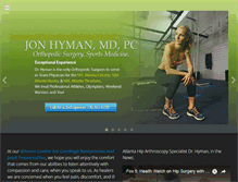 Tablet Screenshot of hiparthroscopydoctor.com